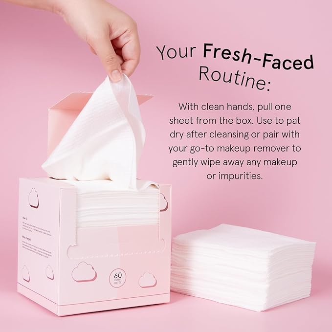 grace & stella Face Towels Disposable