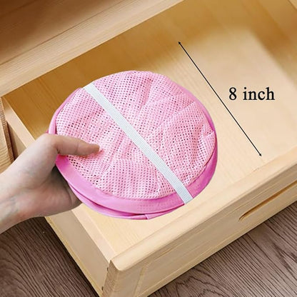Pop Up Laundry Hamper Reinforced Collapsible Laundry Basket Foldable Clothes