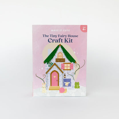Tiny Fairy House Craft Kit for Kids – Miniature House Building Kit, Creative Kids Craft Kits for Imaginative Play - by Make it Cute