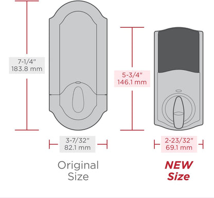 Kwikset - Kevo 99250-203 Kevo 2nd Gen Bluetooth Touch-to-Open Deadbolt Smart Lock featuring SmartKey Security, Venetian Bronze