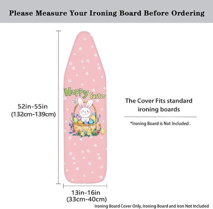 Bunny Easter Day Homes Replacement Ironing Board Cover & Pad, Easter's Rabbit 3