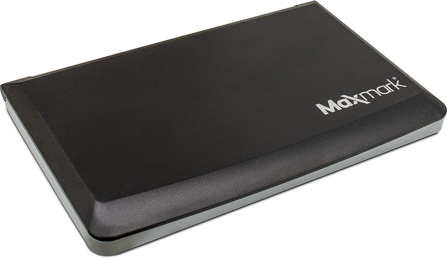 MaxMark Large Premium Sky Blue Ink Stamp Pad - 3.5" x 6.25" - Quality Felt Pad