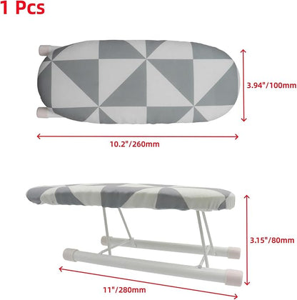 Oedema Mini Ironing Board 10.2" Portable Folding Ironing Board Cloth Cover