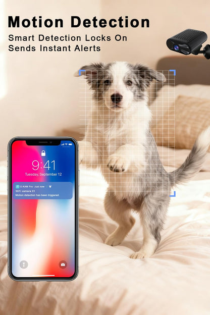 Mini Camera - 4K HD Wireless Small Camera - Tiny Indoor Security Cameras with Night Vision & Motion Detection, APP Control Nanny Cam for Home, Office, Baby, Pet, Miniguard Cam ( 2.4G & 5GHz WiFi )
