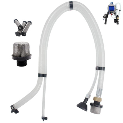 (2pcs 288716 Filter Heads +3pcs 288747 Filters) Suction Tube Kit for Airless Paint Sprayer Fits Graco Magnum X5 X7 ProX17 and Project Plus Stand Model Paint Sprayer Accessories