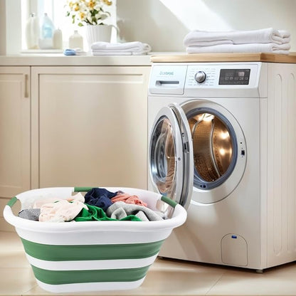 SAMMART 40L Collapsible Plastic Laundry Basket