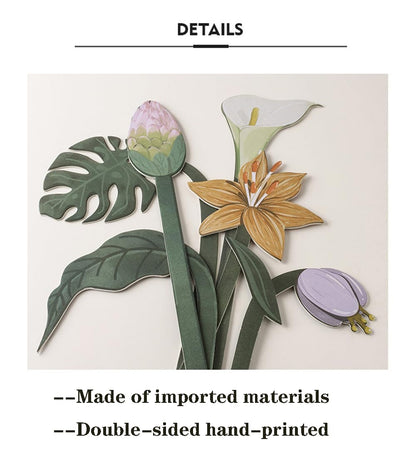 Paper Flower Card Diffuser, Hand-Painted Bouquet Fragrance Card Fragrance Paper Art Diffuser Home Decor for Table, Living Room, Bedroom