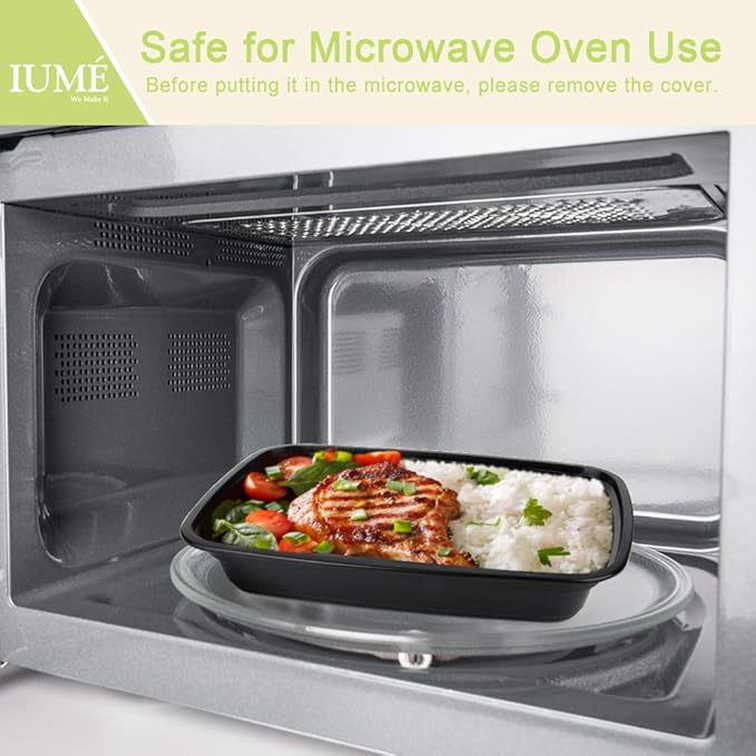 Reusable Food Prep Containers, Meal Dishwasher Safe