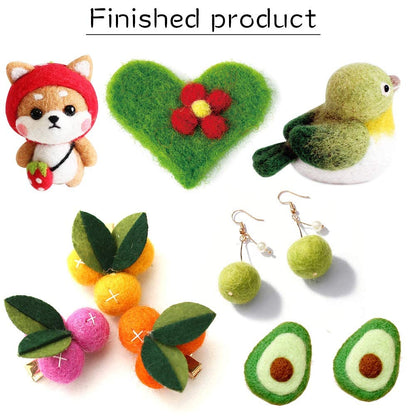 IMZAY Needle Felting Kit, 149 Pieces Needle Felting Tools for Beginner, 72 Colors Wool Roving Set, Felting Kit with Wool Felt Tools and Foam Mat, Felting Kits for Beginners Adult