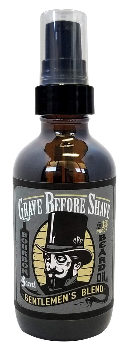Grave Before Shave Beard Oil (Cigar Blend) 4 oz. Bottle