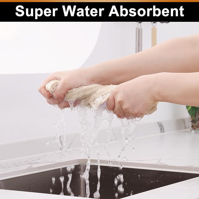Homaxy 100% Cotton Waffle Weave Kitchen Towels