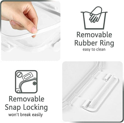 30 Pieces Glass Food Storage Containers