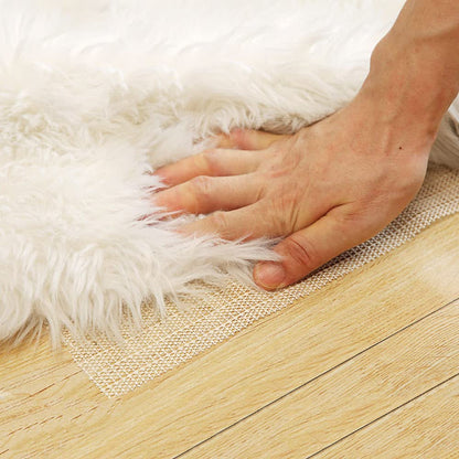 TopHomer Non Slip Area Rug Pad Gripper Slip-Stop Super Grip Cushioned Non-Slip Rug Pad for Beds, Sofas, Bay Windows, Carpets, Dining Tables(Black, 40cmx60cm)