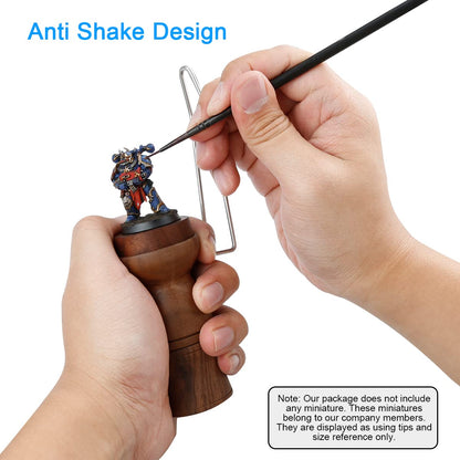 Jucoci Painting Handle for Miniautres Paint Handle Compatible with DND Miniatures, Scale Model, Fantasy Figurines