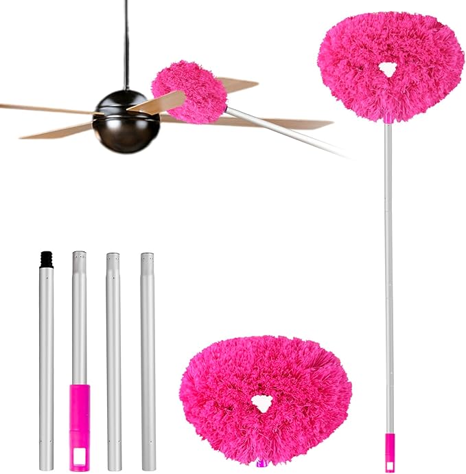 Ceiling Fan Cleaner Duster Reusable Microfiber Ceiling Fan Blade Cleaner