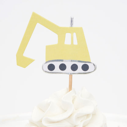 Meri Meri Construction Cupcake Kit (Pack of 24), Construction Cupcake Toppers and Liners for Fun Themed Parties