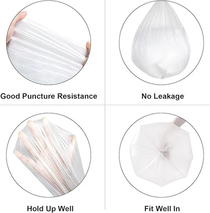 120 Count 8 Gallon Trash Bags Unscented