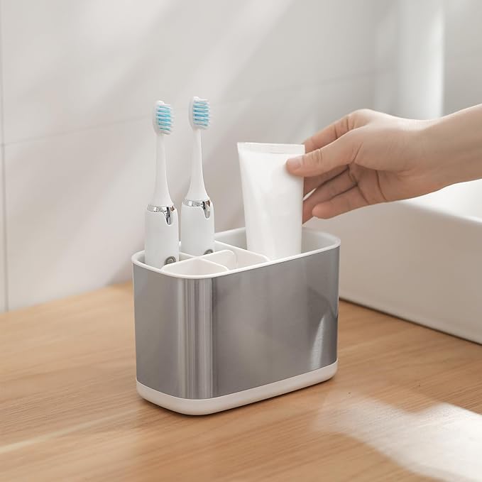 Colist Toothbrush Holder for Bathroom Stainless Steel Detachable Electric