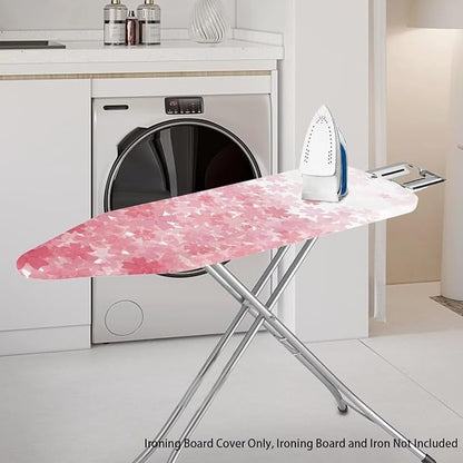 Novelty Ironing Board Cover, Gradient Pink Floral Pattern 15x54 Ironing Board