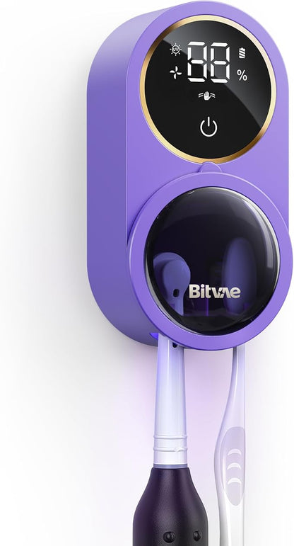 Bitvae Tooth Brush Holder for Bathroom, Infrared Sensing Toothbrush Cleaner