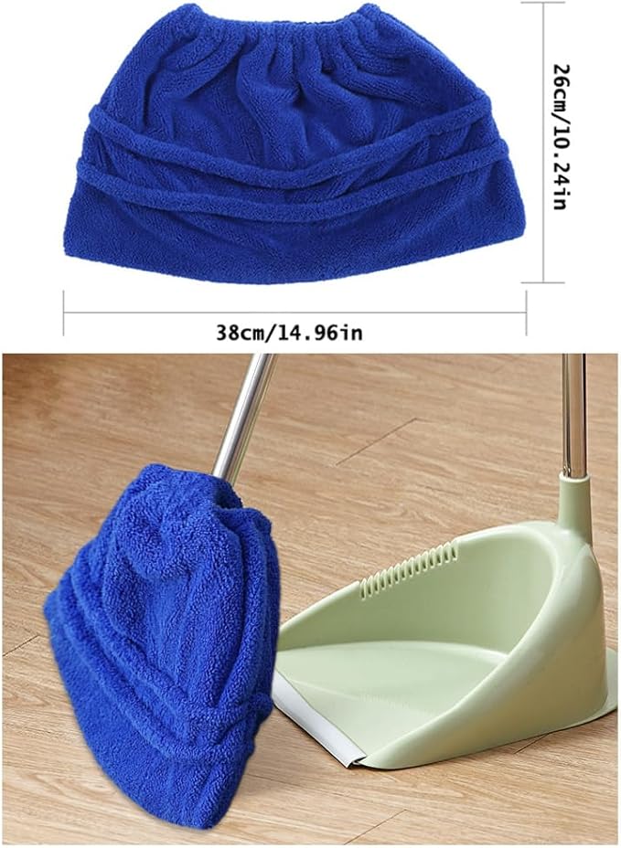 2 Pack Broom Pads to Baseboard Cleaner Tool Sweep Broom Cloth Cover Reusable