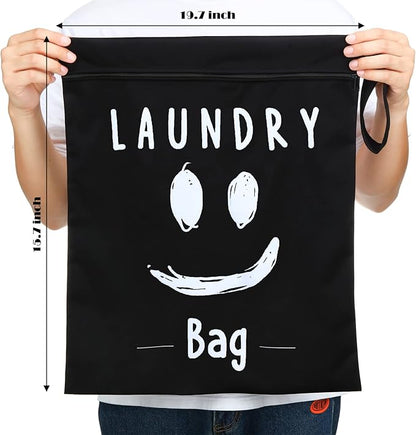 Shappy 2 Pcs Large Travel Laundry Bag Washable Waterproof Wet Dry Large Dirty