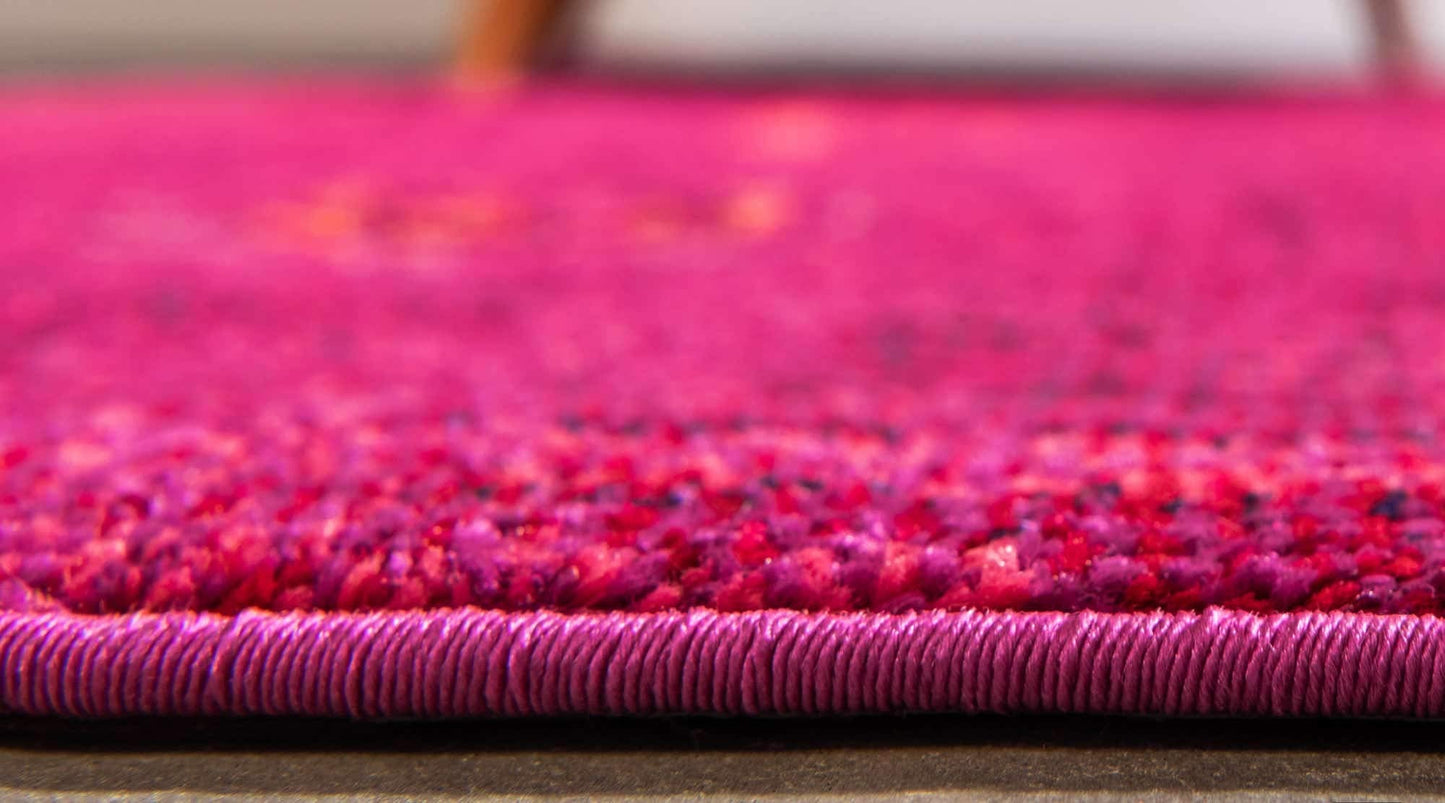 Unique Loom Medici Collection Vintage Botanical Traditional Red Runner Rug (2' 2 x 6' 7)