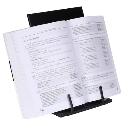 Abankey KLOUD CityBlack Metal Desktop Document Book Holder with 7 Adjustable Positions (Lost ocean-SJ981)