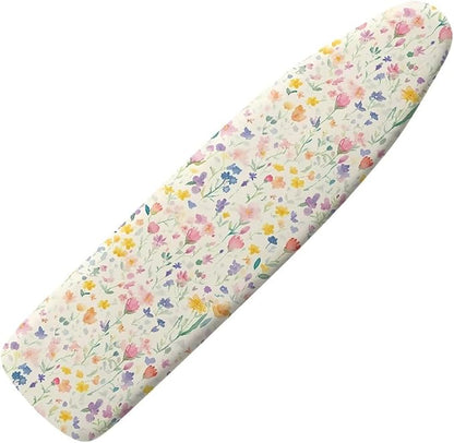 Ditsy Floral Ironing Board Cover 15 x 54 Inch, Colorful Flower Standard Ironing