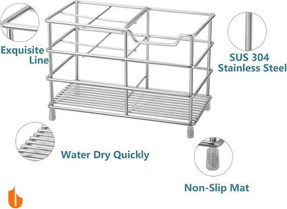 Urbanstrive 304 Stainless Steel Bathroom Toothbrush Holder Toothpaste Holder