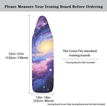 Iron Board Cover Galaxy Heavy Duty Lightweight Ironing Accessories Non-Slip