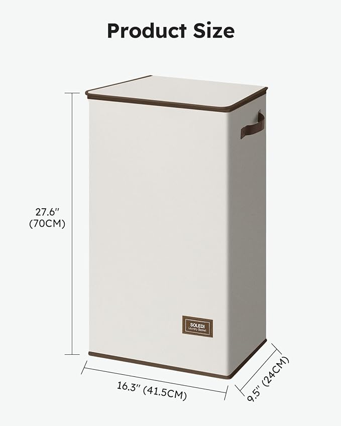 SOLEDI Slim Laundry Hamper