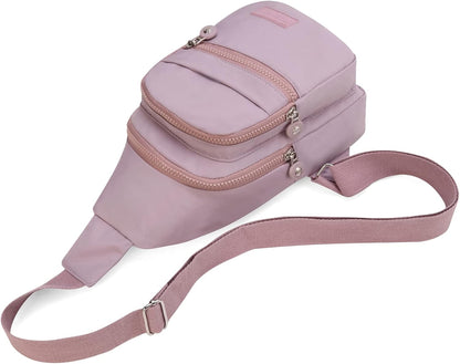 EVANCARY Small Sling Bag for Women Men, Sling Backpack Chest Daypack Crossbody Bag for Travel Outdoor Hiking
