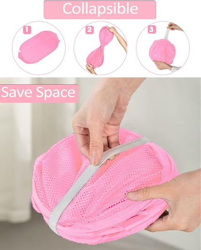 2 Pcs Durable Collapsible Laundry Baskets