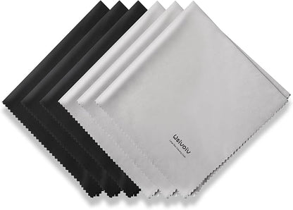 6PCS Large Eyeglass Cleaning Cloths, 12 x12 inches Glasses Cleaner,