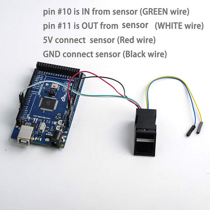 Geekstory Optical Fingerprint Reader Sensor Module Door Lock Access Control Red Light for Arduino Mega2560 UNO R3