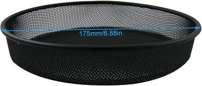 XGNG Metal Circular Feeder Outdoor Bird Net Tray Accessories Patio Lawn Garden Backyard Birding Feeder