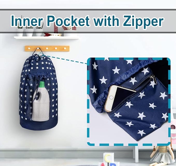 Dalykate Backpack Laundry Bag, Laundry Backpack