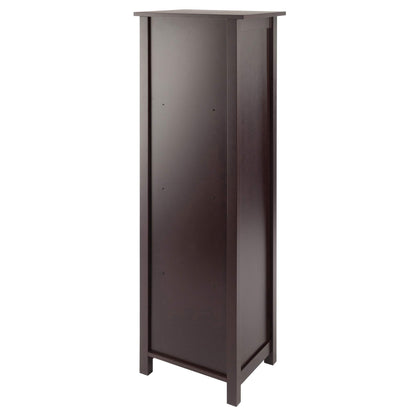 Winsome Wood Milan Storage/Organization, Tall, Antique Walnut