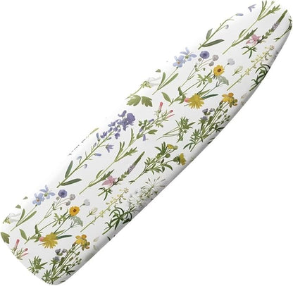 ZDCUSTOM Floral Ironing Board Cover Scorch and Stain Resistant Ironing Board