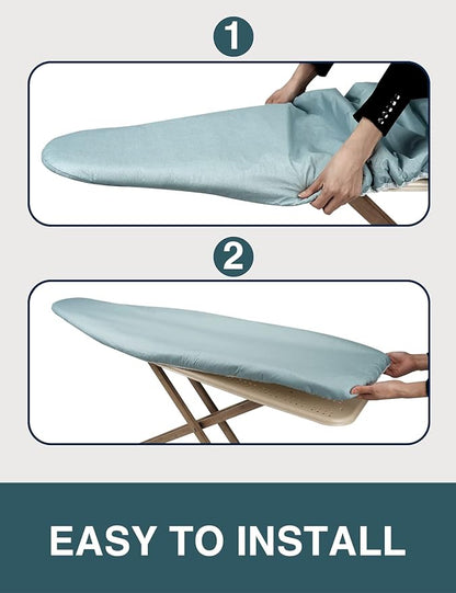 Ironing Board Cover and Pad, Resist Scorching and Staining, 15x54 Reflective