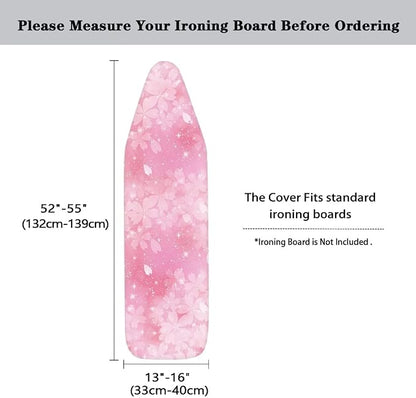 Ironing Board Cover, Cherry Blossom Print Stain Resistant Ironing Board Cover