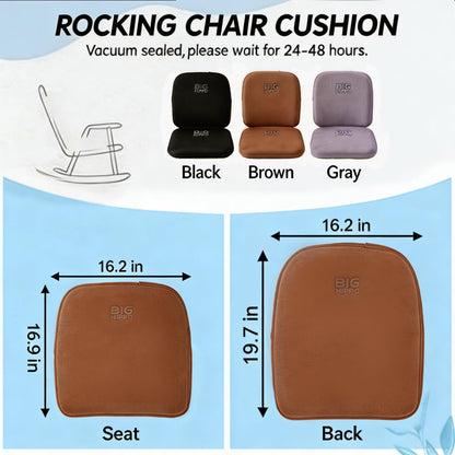 Big Hippo Ergonomic Lumbar Support & Memory Foam Seat Cushion Set - Sciatica & Tailbone Pain Relief for Office, Car & Wooden Dining Chairs - Non-Slip Body Positioner with Breathable Mesh Cover (Brown)