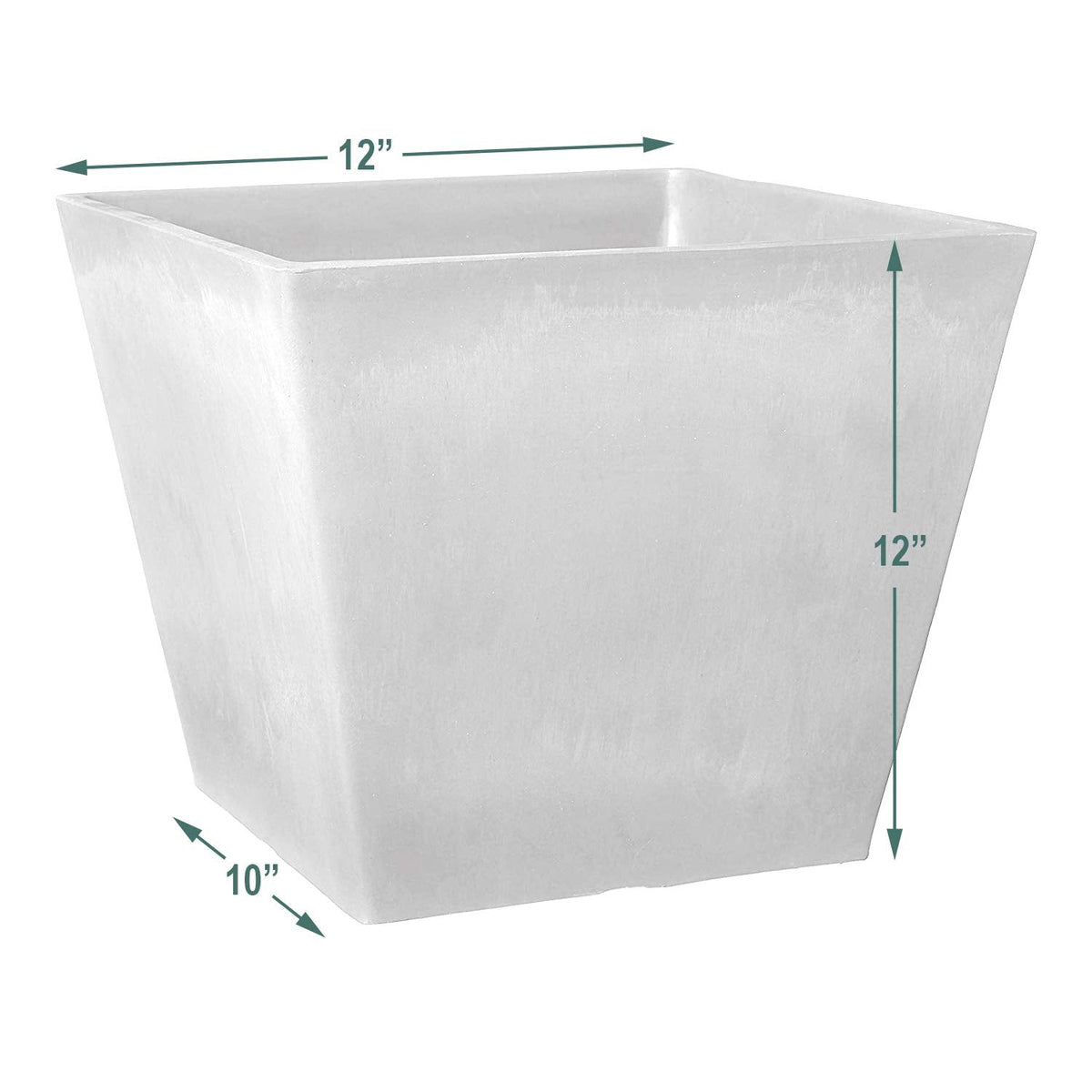 Arcadia Garden Products UF31TC Simplicity Square, 12 by 10-Inch, Terra Cotta
