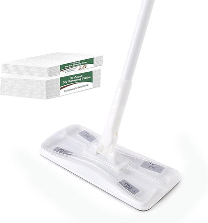 Eyliden Dust Mop, Sweeping & Mopping Kit | 58" Extended Long Handle, 36