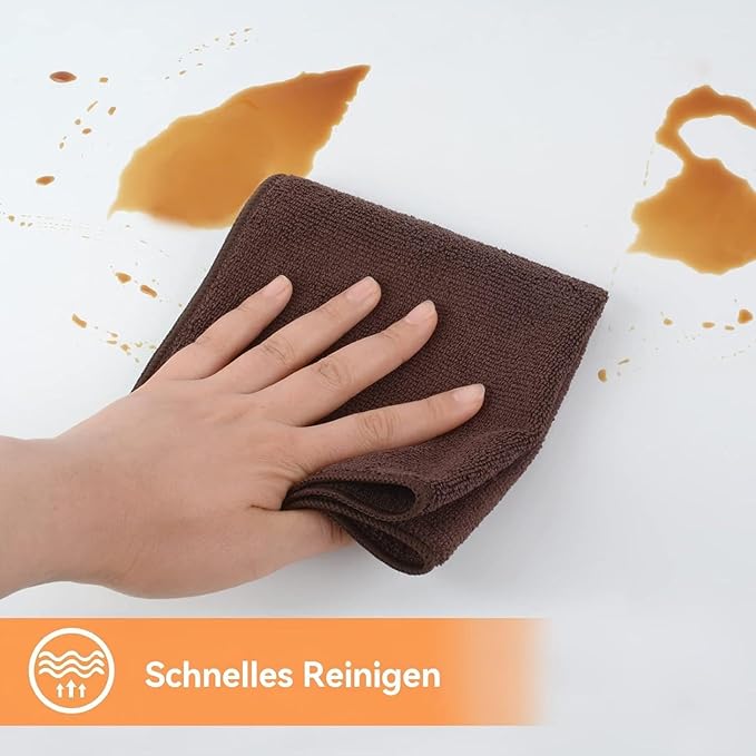 KinHwa Kitchen Washcloths for Dishes Absorbent Microfiber Dish Cloths Quick Dry