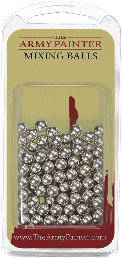 The Army Painter Paint Mixing Balls - Rust-Proof Stainless Steel Mixing Ball Ideal for Model Paint Mixer Bottle. 100 PCS Stainless Steel Mixing Paint Agitator Balls x 5.5mm/apr. 0.22” Paint Balls