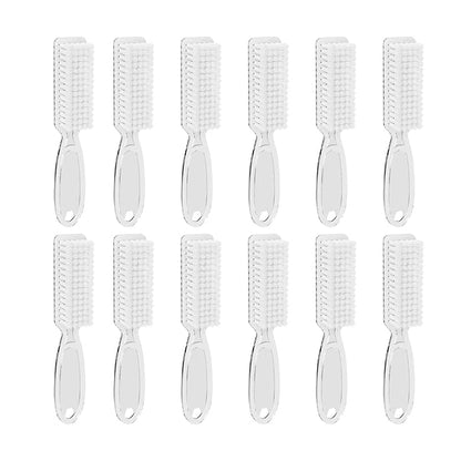 12 Pcs Handle Grip Cleaning Brushes, Hand Fingernail Nail Scrub Manicure Brush