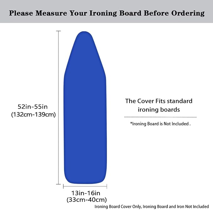 Ironing Board Cover, Lightweight Ironing Board Protector Elastic Edge Ironing