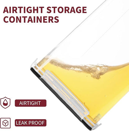 PRAKI Large Airtight Food Storage Containers